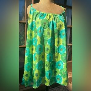 Summerskirt , colorful green XXL